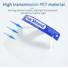 Transparent Disposable Face Shield Safety Face Splash Shield Anti Bacteria