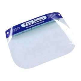 Comfortable Disposable Face Shield PET Anti Virus Eco Friendly Material