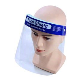 Comfortable Disposable Face Shield PET Anti Virus Eco Friendly Material