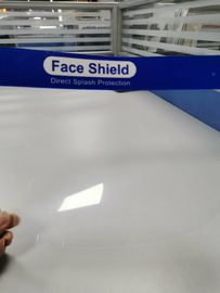 Transparent Face Shield Material 0.2mm Anti Fog Pet Plastic Film UV Proof