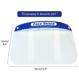 Customized Face Shield Material 0.2mm 0.25mm Clear Pet Film Plastic Sheet