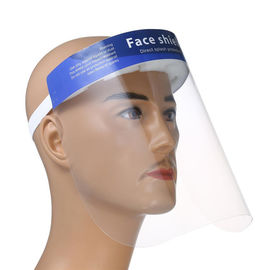 Clear Disposable Face Shield PPE Anti Fog Anti Splash Earloop Style Lightweight