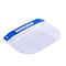 Disposable Protective Face Shield Adjustable Velcro Band For Eye Glasses