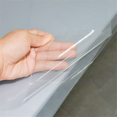 Custom 0.25MM Clear Transparent Plastic Anti Fog PET Film Factory sale